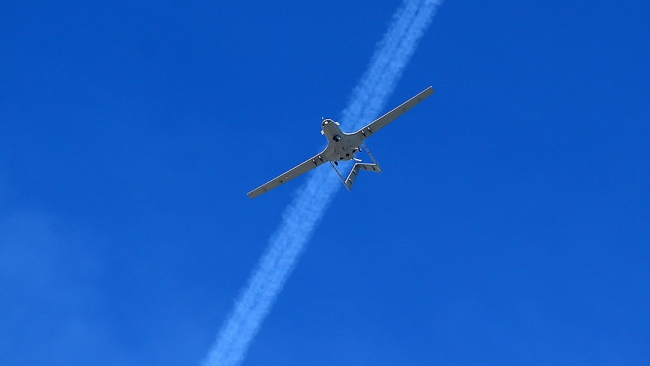 Milli İHA bu kez "selfie" çekti